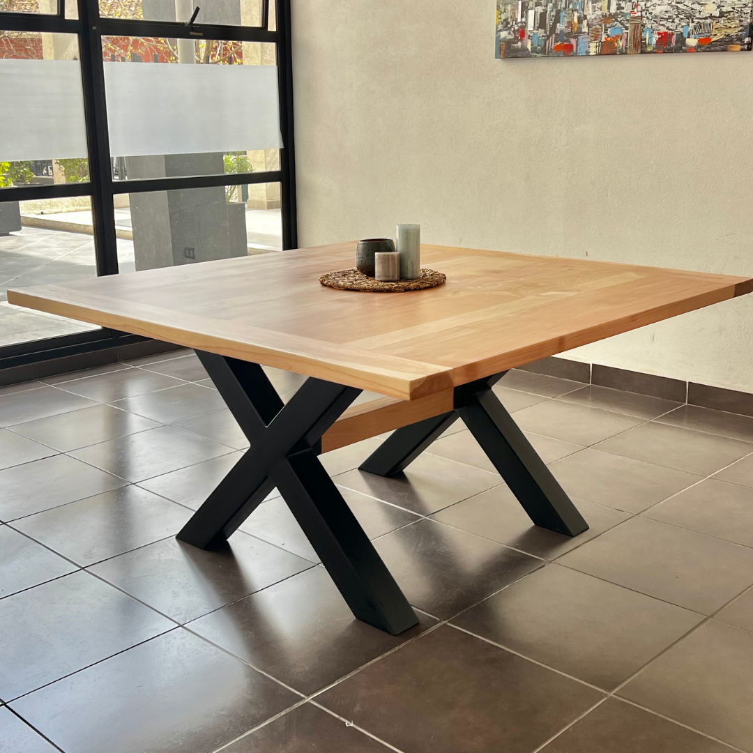 Mesa Cuadrada Madera X