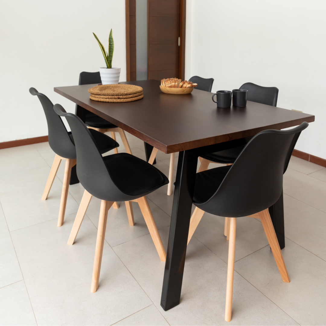 Mesa de Comedor 6 Sillas Hecho en Chile Venecia - Santino Design