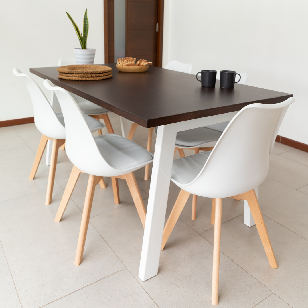 Mesa de Comedor 6 Sillas Hecho en Chile Venecia - Santino Design