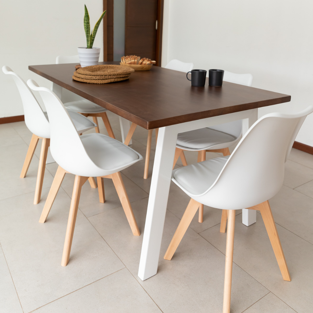 Mesa de Comedor 6 Sillas Hecho en Chile Venecia - Santino Design