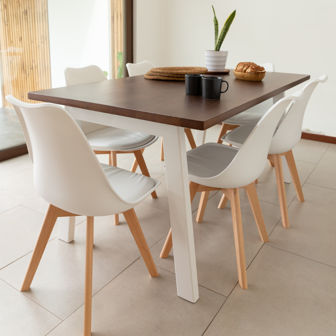 Comedor 6 Sillas Hecho en Chile Venecia Estilo Industrial - Santino Design