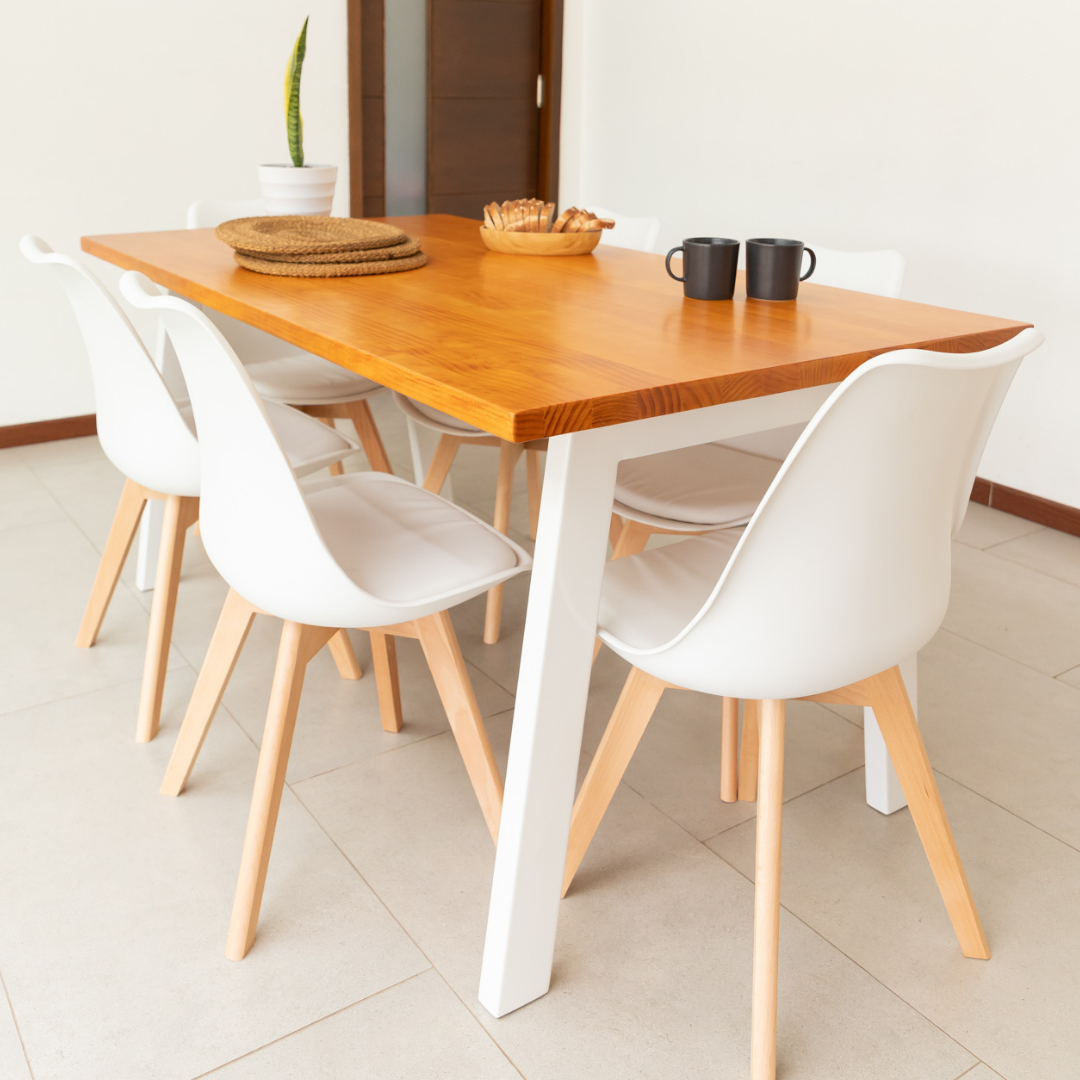 Mesa de Comedor 6 Sillas Hecho en Chile Venecia - Santino Design