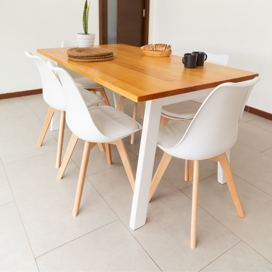 Mesa de Comedor 6 Sillas Hecho en Chile Venecia - Santino Design