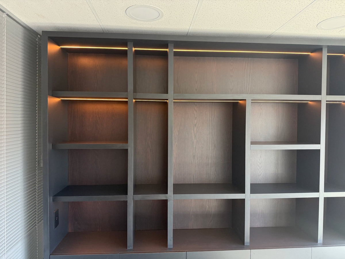Escritorio y biblioteca a medida, proyecto entregado, foto 5 - Santino Design