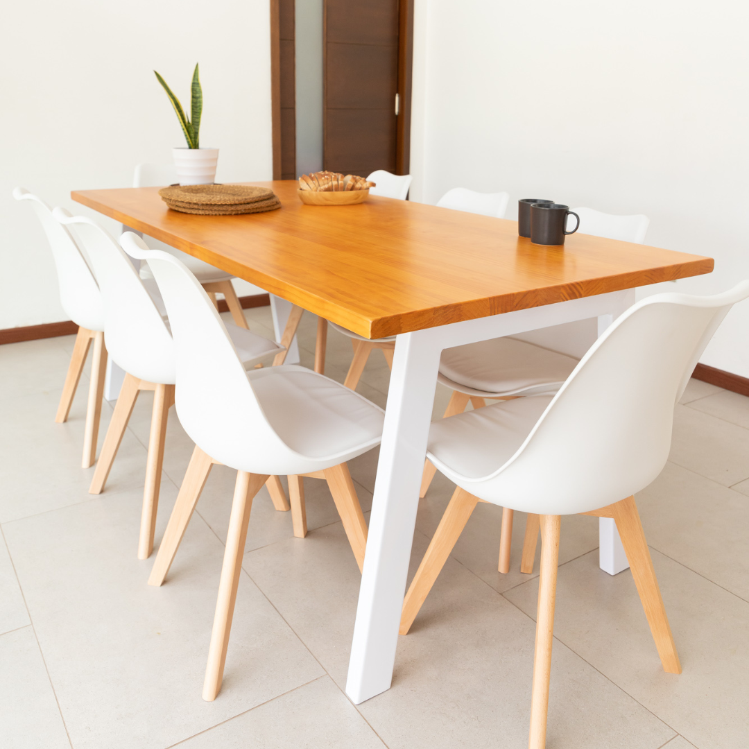 Comedor 8 Sillas Hecho en Chile Venecia Estilo Industrial - Santino Design