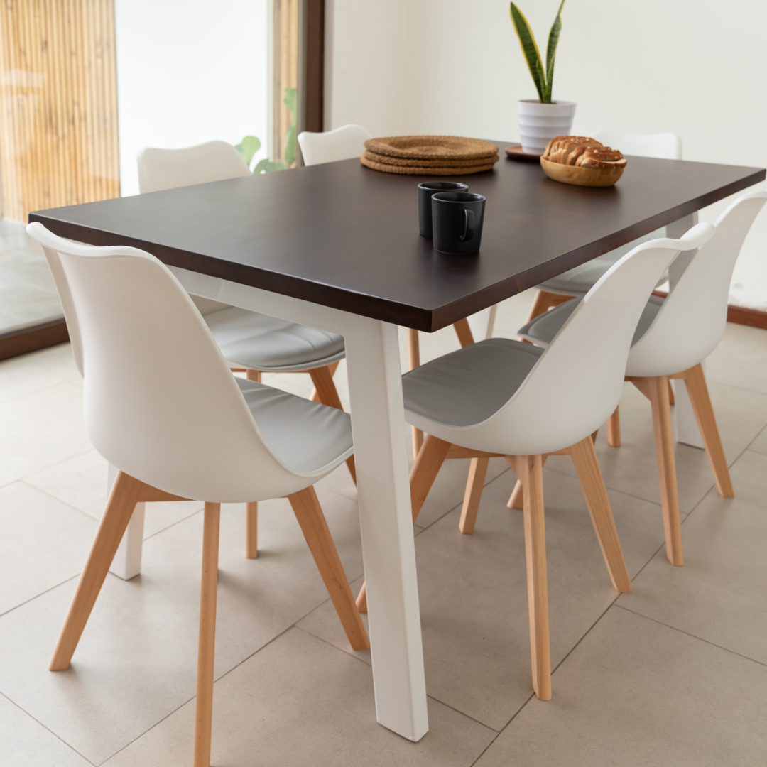 Comedor 6 Sillas Hecho en Chile Venecia Estilo Industrial - Santino Design