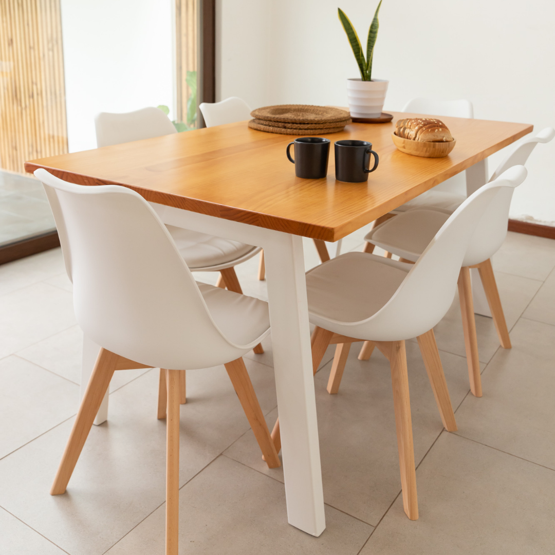 Comedor 6 Sillas Hecho en Chile Venecia Estilo Industrial - Santino Design